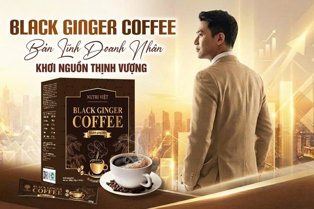 Nutri Việt Black Ginger Coffee